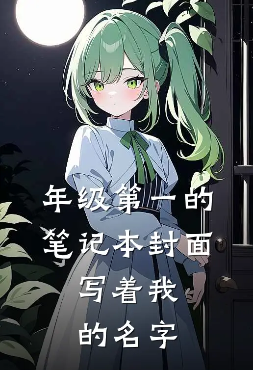 年级第一的笔记本封面,写着我的名字英文