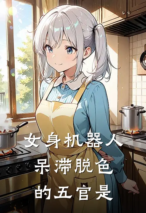 女身机器人呆滞脱色的五官是