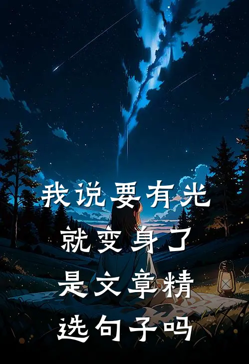 我说要有光,就变身了是文章精选句子吗