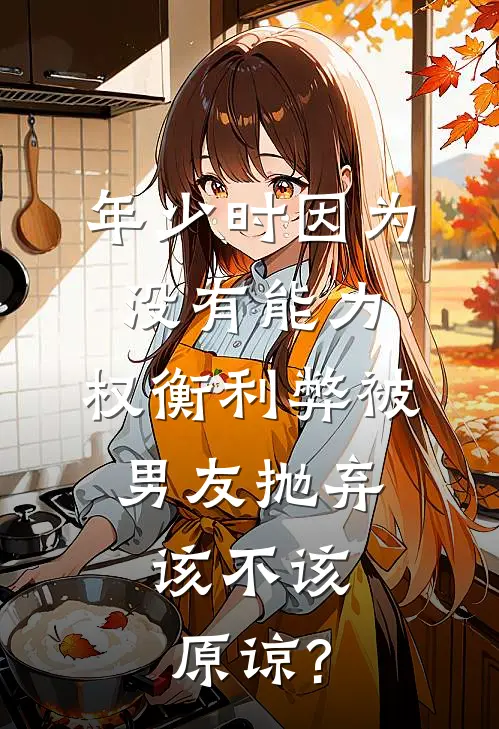 年少时因为没有能力,权衡利弊被男友抛弃。该不该原谅?
