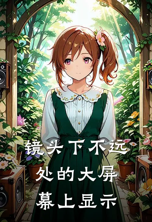 镜头下不远处的大屏幕上显示