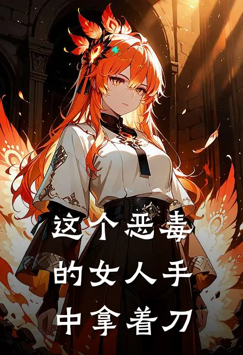 这个恶毒的女人手中拿着刀