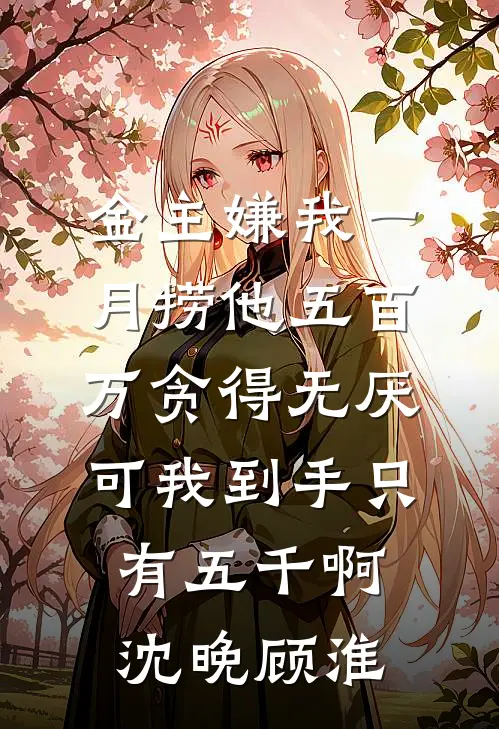 金主嫌我一月捞他五百万贪得无厌，可我到手只有五千啊沈晚顾淮