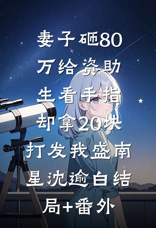 妻子砸80万给资助生看手指，却拿20块打发我盛南星沈逾白结局+番外