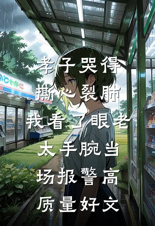 孝子哭得撕心裂肺，我看了眼老太手腕当场报警高质量好文
