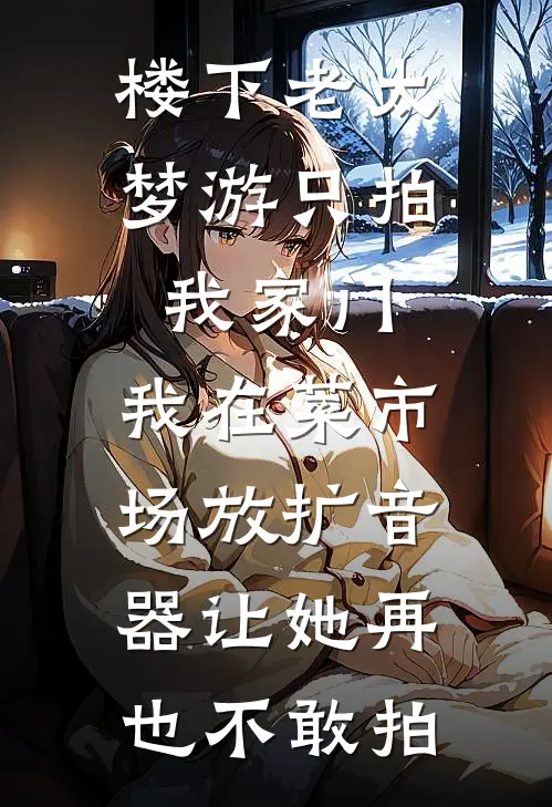 楼下老太梦游只拍我家门，我在菜市场放扩音器让她再也不敢拍