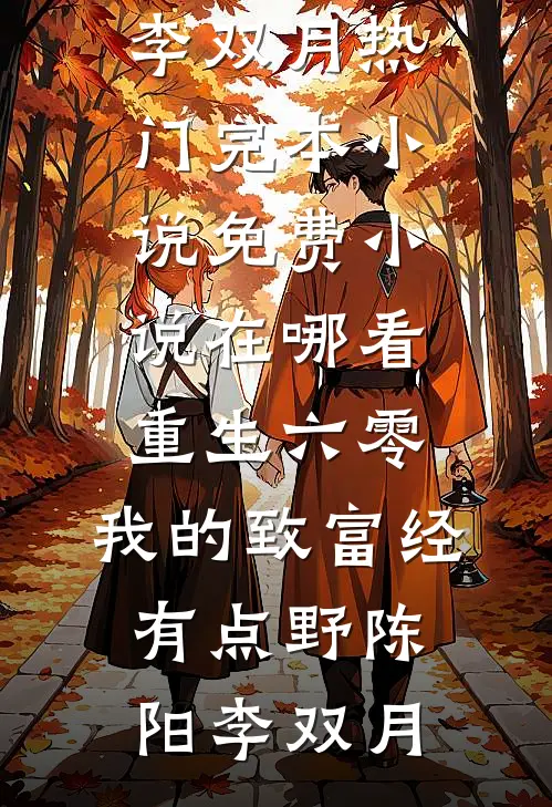 重生六零：我的致富经有点野(陈阳李双月)热门完本小说_免费小说在哪看重生六零：我的致富经有点野陈阳李双月