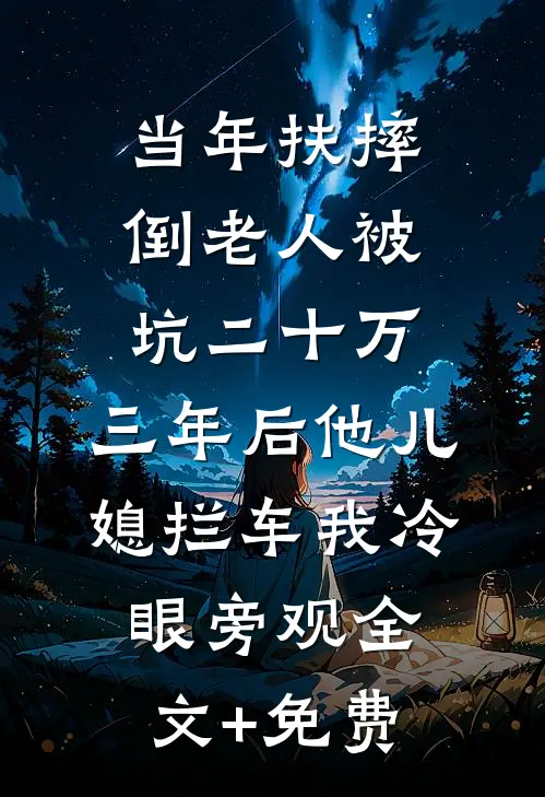 当年扶摔倒老人被坑二十万，三年后他儿媳拦车我冷眼旁观全文+免费