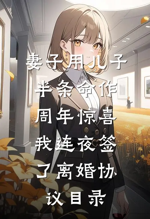 妻子用儿子半条命作周年惊喜，我连夜签了离婚协议目录